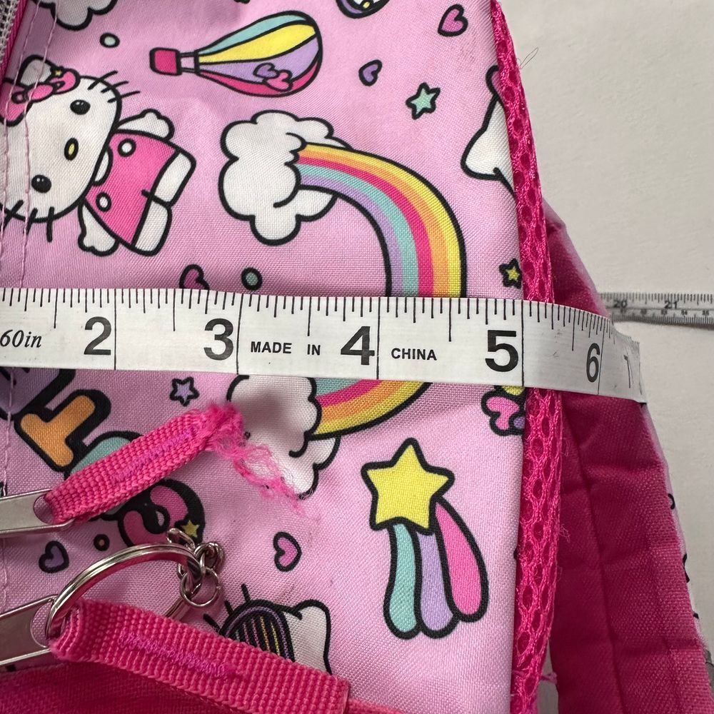 Hello Kitty Rainbow Sequin Backpack Holographic Iridescent School Bag - Picture 12 of 16